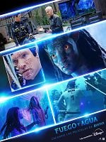 Cartel de Fuego y Agua: Creando las películas de Avatar