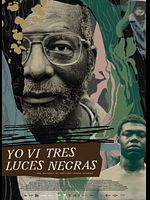 Cartel de Yo vi tres luces negras