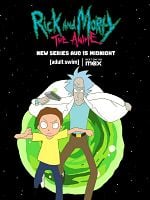 Cartel de Rick y Morty: el anime