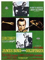Cartel de 007 contra Goldfinger
