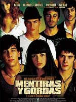 Cartel de Mentiras y gordas