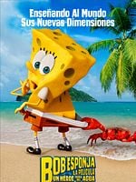 Cartel de Bob Esponja: Un héroe fuera del agua