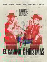 Cartel de Navidad en el camino