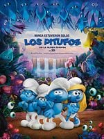 Cartel de Los pitufos en la aldea perdida