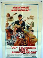 Cartel de El hombre con el revolver de oro