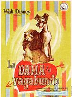 Cartel de La dama y el vagabundo