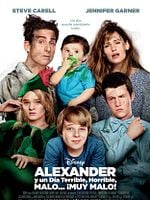 Cartel de Alexander y un día terrible, horrible, malo... ¡muy malo!