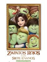 Cartel de Zapatos rojos y los siete enanos