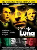 Cartel de Conejo en la luna