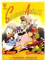 Cartel de Saludos amigos