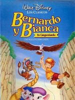 Cartel de Bernardo y Bianca en Cangurolandia
