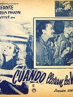 Cartel de Cuando lloran los valientes