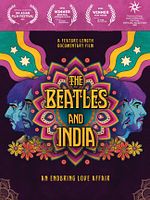 Cartel de Los Beatles y la India