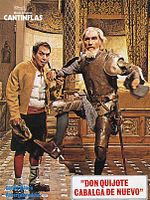 Cartel de Don Quijote cabalga de nuevo