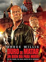 Cartel de Duro de matar: Un buen día para morir