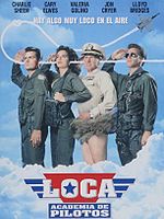 Cartel de Loca academia de pilotos