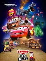 Cartel de Cars: Aventuras En El Camino