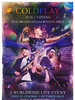 Cartel de Coldplay Music Of The Spheres Live Broadcast From Buenos Aires