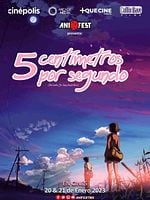 Cartel de 5 centimetros por segundo