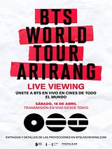 Cartel de BTS WORLD TOUR ‘ARIRANG’ IN JAPAN: LIVE VIEWING