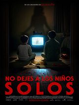 Cartel de No dejes a los niños solos