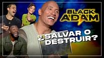 imagen de 'Black Adam' - ¿Dwayne Johnson destruye a Superman?