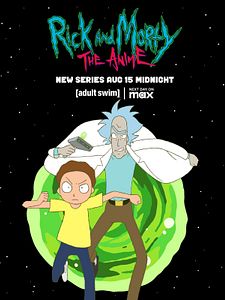Cartel de Rick y Morty: el anime Temporada 1