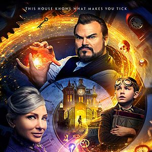 Foto La casa con un reloj en sus paredes