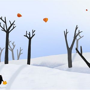 Foto The Little Bird and the Leaf