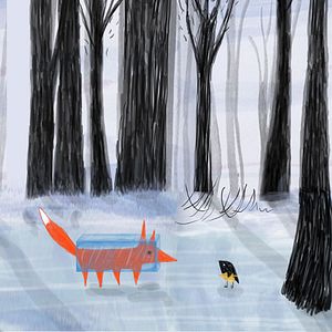 Foto The Little Bird and the Leaf