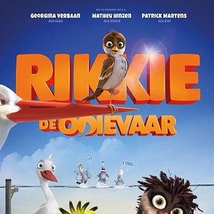 Foto Una cigüeña en apuros