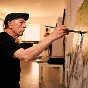 Foto En la línea del horizonte