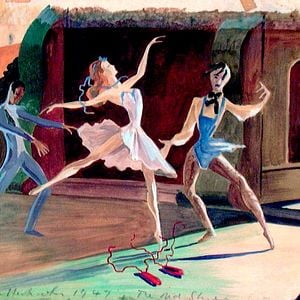 Foto Las zapatillas rojas