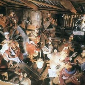 Foto Pollitos en fuga