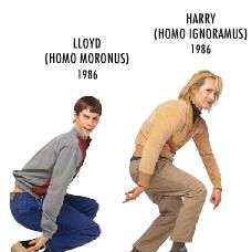 Foto Una joven pareja de idiotas