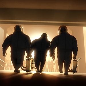 Foto Una familia espacial