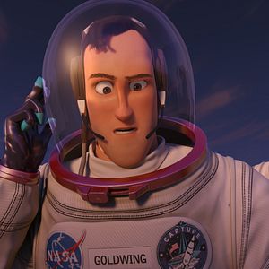 Foto Una familia espacial