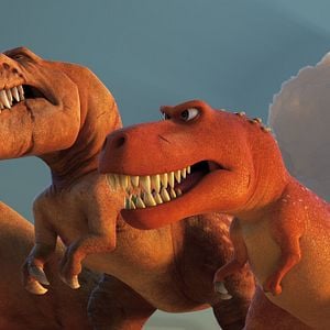 Foto Un gran dinosaurio