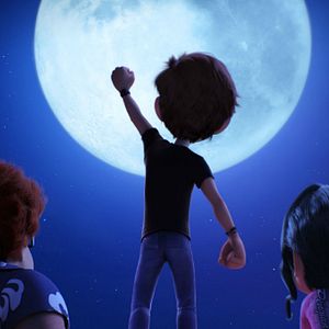 Foto Una familia espacial