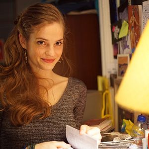 Foto La estudiante y el Sr. Henri