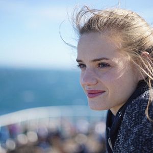 Foto La estudiante y el Sr. Henri