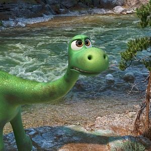 Foto Un gran dinosaurio