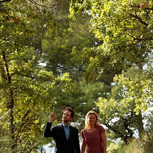 Foto Pastel de pera con lavanda