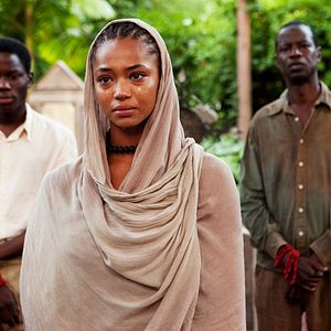 Foto Palmeras en la nieve