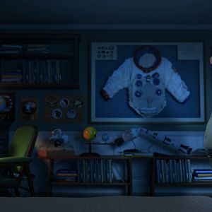 Foto Una familia espacial