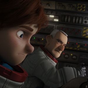 Foto Una familia espacial