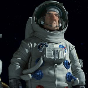 Foto Una familia espacial