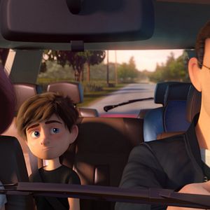 Foto Una familia espacial