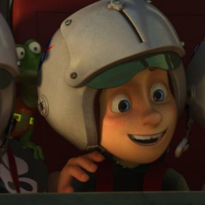 Foto Una familia espacial