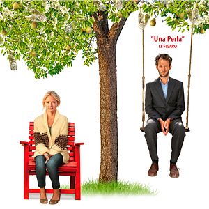 Foto Pastel de pera con lavanda